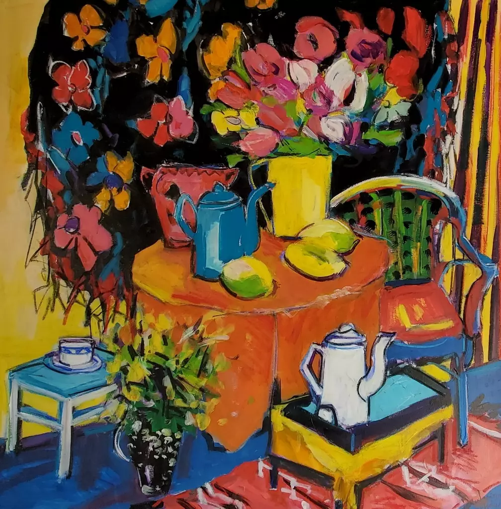 En hommage à Matisse bain de couleurs